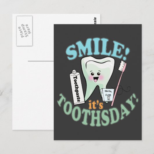 tandheelkundige hygiënist briefkaart (Voorkant / Achterkant)