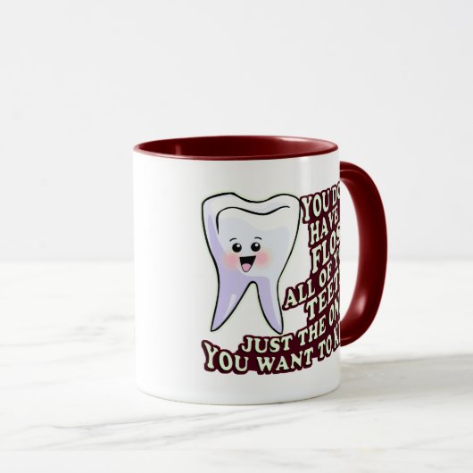 tandheelkundige hygiënist mok (Voorkant rechts)