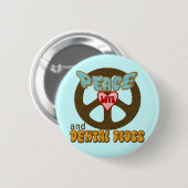 tandheelkundige hygiënist ronde button 5,7 cm (Voorkant /achterkant)