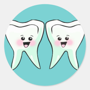 tandheelkundige hygiënist ronde sticker