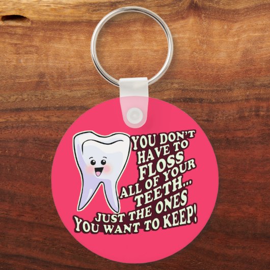 tandheelkundige hygiënist sleutelhanger (Voorkant)