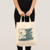 tandheelkundige hygiënist tote bag (Voorkant (product))