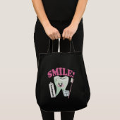 tandheelkundige hygiënist tote bag (Voorkant (product))