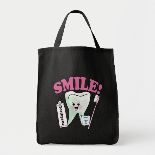 tandheelkundige hygiënist tote bag (Voorkant)