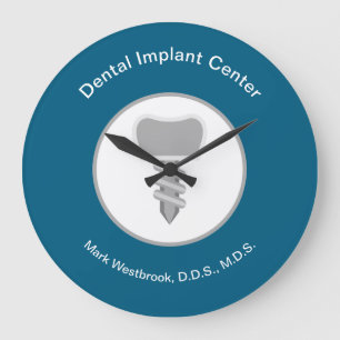 Tandheelkundige Implantaten Thema Wachtkamer Wandk Grote Klok