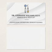 Tandheelkundige instrumenten | Tandheelkunde Visitekaartje (Voorkant /achterkant)