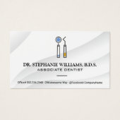 Tandheelkundige instrumenten | Tandheelkunde Visitekaartje (Voorkant)