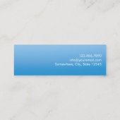 Tandheelkundige kantoor Tand & Clean Water Tandart Mini Visitekaartje (Achterkant)