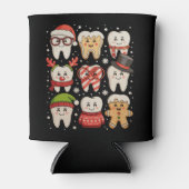 Tandheelkundige Kerst Schattigee Tanden Tandarts S Blikjeskoeler (Voorkant)