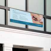 Tandheelkundige kliniek aangepaste banner (Buitenkant Gebouw)