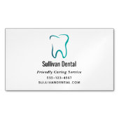 tandheelkundige kliniek magnetisch visitekaartje (Voorkant)