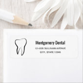 Tandheelkundige kliniek medisch adres etiket (Insitu)