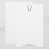 Tandheelkundige kliniek Medisch Briefpapier (Voorkant / Achterkant)