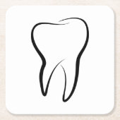 Tandheelkundige kliniek Medisch Kartonnen Onderzetters (Voorkant)