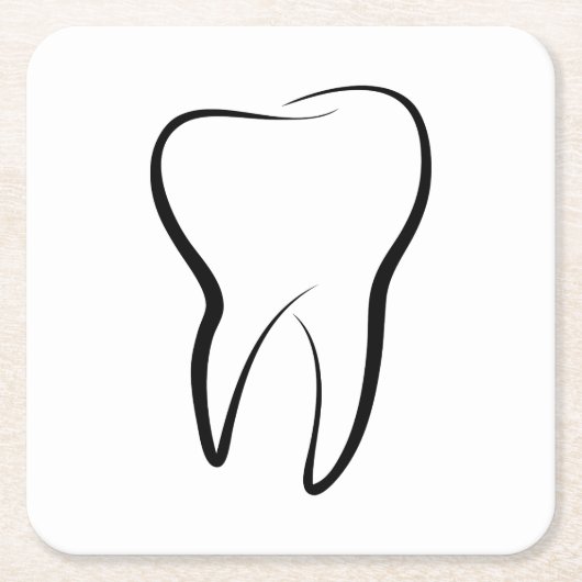 Tandheelkundige kliniek Medisch Kartonnen Onderzetters (Voorkant)