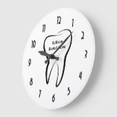 Tandheelkundige kliniek medische grafiek grote klok (Hoek)