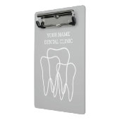 Tandheelkundige kliniek mini klembord voor tandart (Angled2)