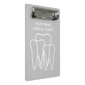 Tandheelkundige kliniek mini klembord voor tandart (Schuin)