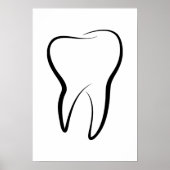 Tandheelkundige kliniek mondhygiëne poster (Voorkant)