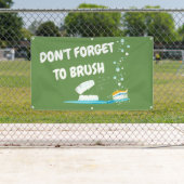 Tandheelkundige kliniek promotiebanner spandoek (Insitu)
