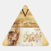 TANDHEELKUNDIGE KLINIEK, TANDARTS MONOGRAM Perkame Sticker (Voorkant)