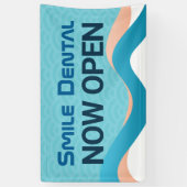 Tandheelkundige kliniek tandarts nu open banner te (Verticaal)