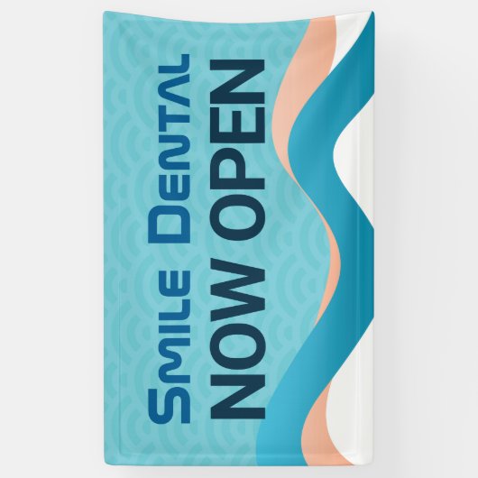 Tandheelkundige kliniek tandarts nu open banner te (Verticaal)