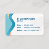 tandheelkundige kliniek | Tandartsdiensten Afspraa Visitekaartje (Voorkant)
