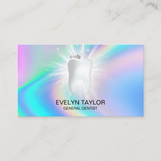 Tandheelkundige kliniek tandheelkundige bleken visitekaartje (Voorkant)
