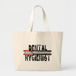 Tandheelkundige met TEETH. Grote Tote Bag