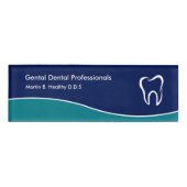 tandheelkundige naambadge (Voorkant)