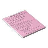 Tandheelkundige postoperatieve instructies Notitie Notitieblok (Schuin)