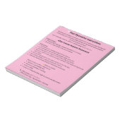 Tandheelkundige postoperatieve instructies Notitie Notitieblok (Linkerzijde)