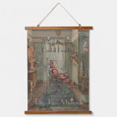 Tandheelkundige praktijk in de werkruimte hangend wandkleed (Voorkant)