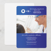 Tandheelkundige professionele foto Afstuderen uitn Kaart (Voorkant / Achterkant)