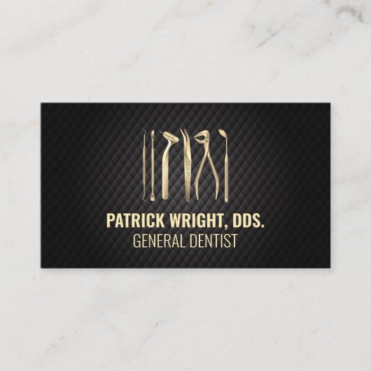 Tandheelkundige reinigingsinstrumenten afsprakenkaartje (Voorkant)