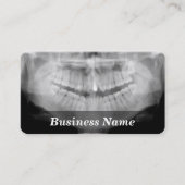 Tandheelkundige röntgenstralen visitekaartje (Voorkant)