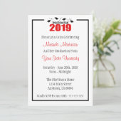 Tandheelkundige School 2019 Afstuderen Uitnodigen Kaart (Staand voorkant)