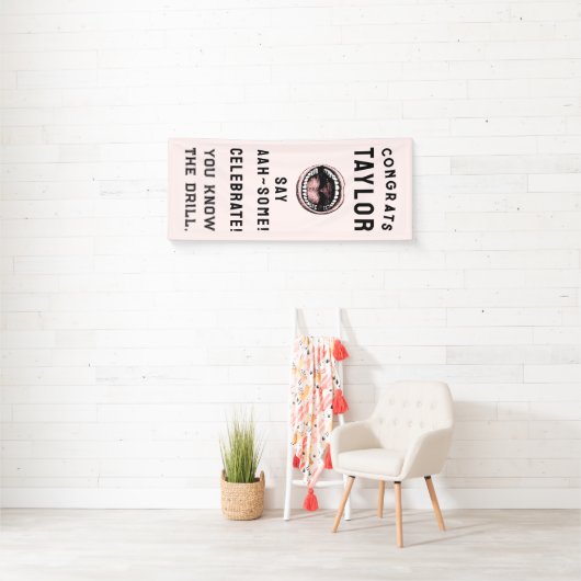 Tandheelkundige school afstudeerfeest banner (Insitu)