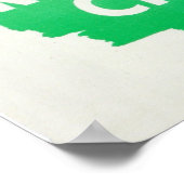 tandheelkundige schuur- en fruitschonere teeth He Poster (Hoek)