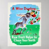  tandheelkundige schuur- en fruitschonere teeth He Poster (Voorkant)