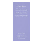 Tandheelkundige Service Menu Brochure Paarse Kroon (Achterkant)