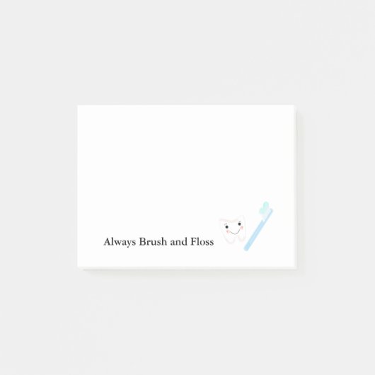 Tandheelkundige Slogan Post-it® Notes (Voorkant)