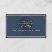 Tandheelkundige Somatologie Moderne Marine Visitekaartje (Achterkant)