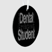 Tandheelkundige student buitengewoon ornament (voorkant)