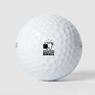 Tandheelkundige studenten kennen de boor golfballen
