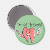 Tandheelkundige T-shirts & cadeautjes Magneet (Voorkant / Achterkant)