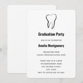 Tandheelkundige tand medisch grafisch Afstuderen Kaart (Voorkant / Achterkant)