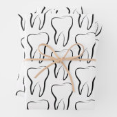 Tandheelkundige Tand Medische Grafische Tandheelku Inpakpapier Vel (In situ)