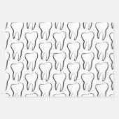 Tandheelkundige Tand Medische Grafische Tandheelku Inpakpapier Vel (Voorkant)